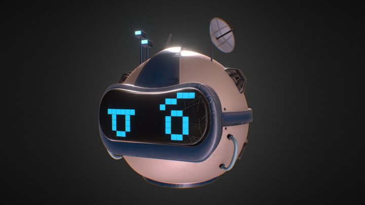 Sci-Fi Drone 3D Model