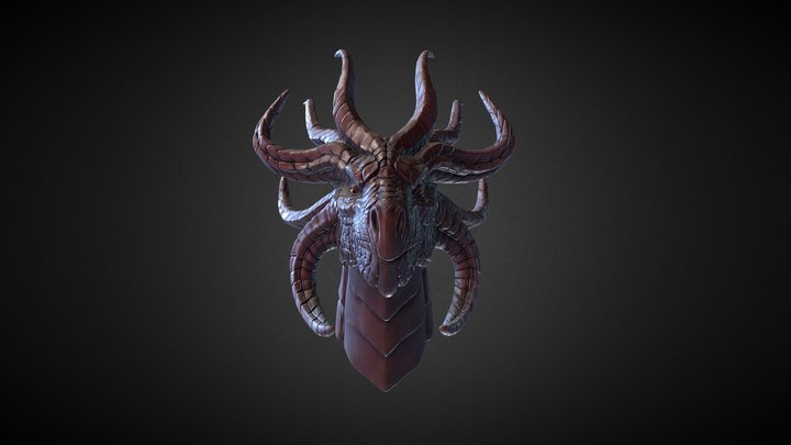 dragon head_4 3D Model