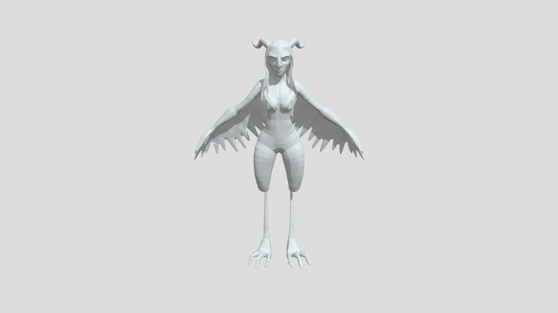 Low Poly Harpy