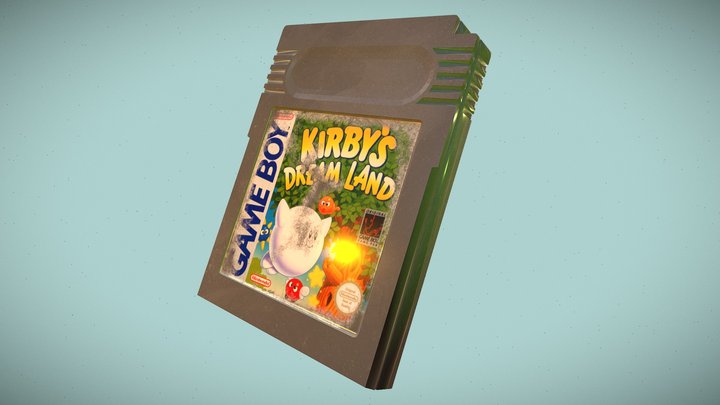 Gameboy cartridge 3D Model