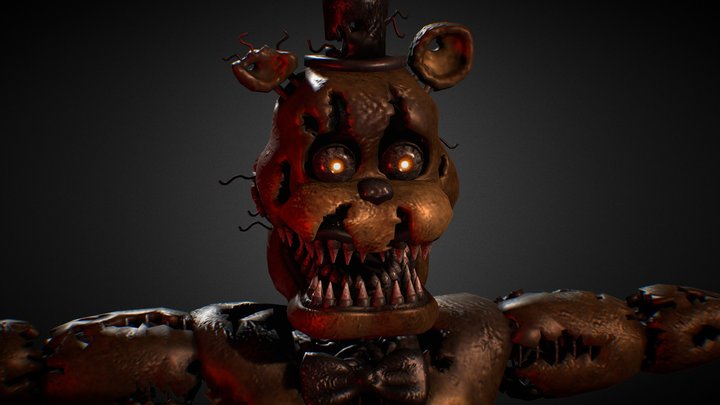 Nightmare Freddy AR // New Deliveries 3D Model