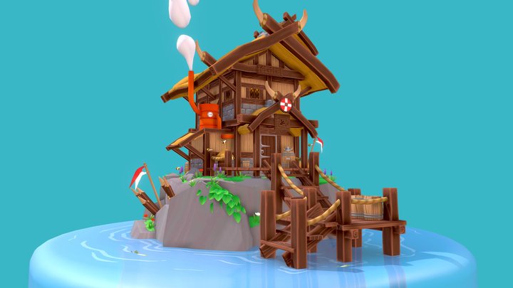 Viking Meadery - DAE Village 3D Model