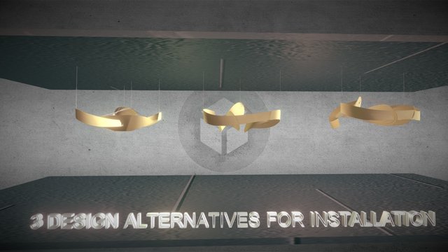 3 DESIGN ALTERNATIVES FOR MA GRADUATION SHOW 3D Model