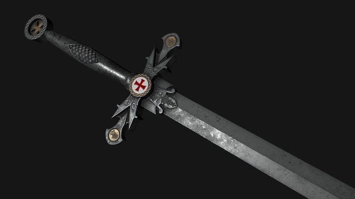 Ceremonial Sword 3D Model