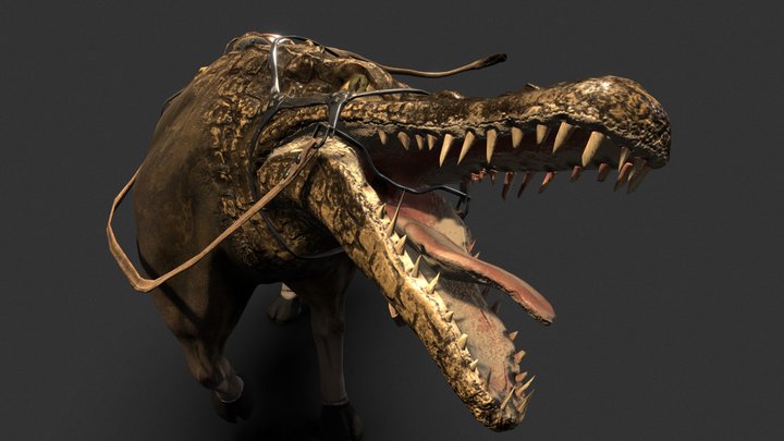 Crocobull 3D Model