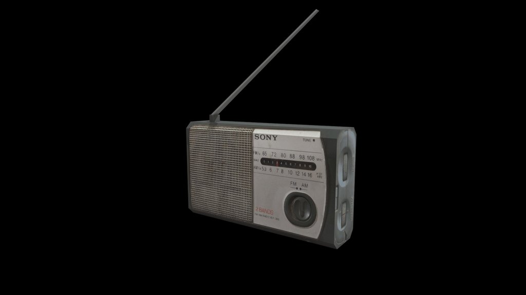 Low poly radio