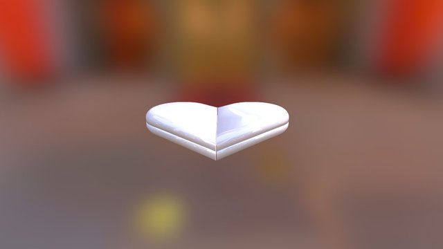Illusionist Heart Pendant 3D Model