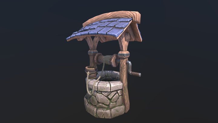 Stylized Well 3D Model