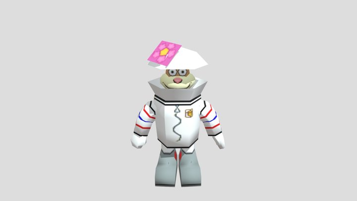 SB Atlantis Square Pantis - Sandy Cheeks 3D Model