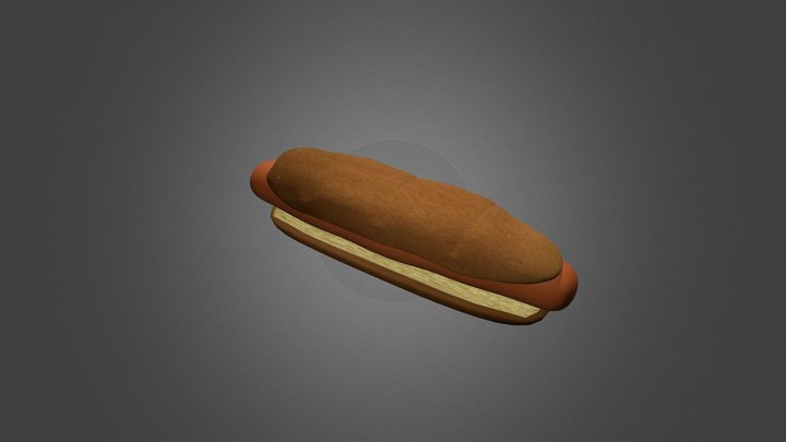 Hotdog 3D Model