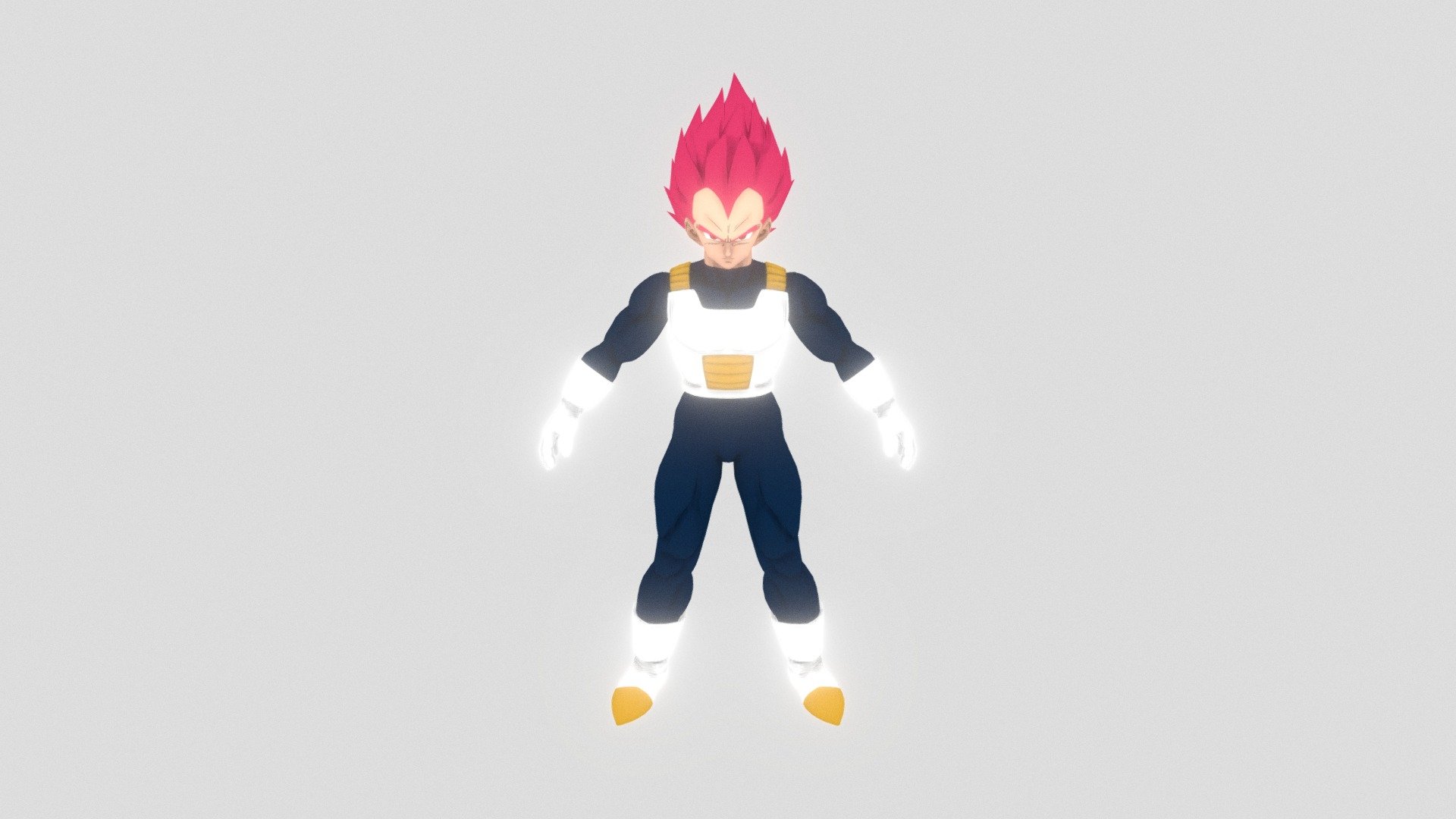 Vegeta-ssj-god remade