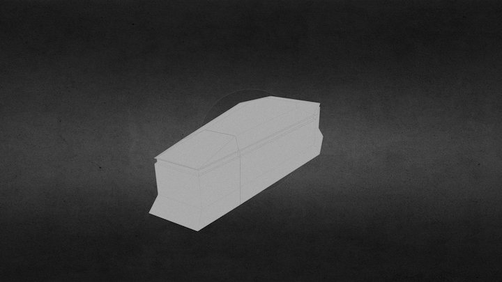 Easy Coffin(Untextured) 3D Model