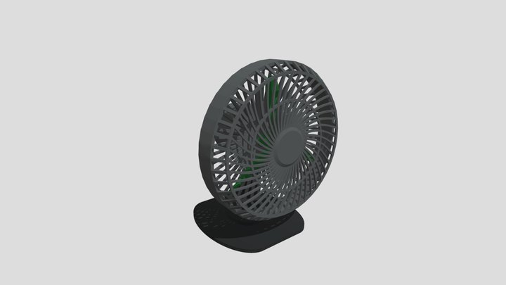 Desk fan 3D Model