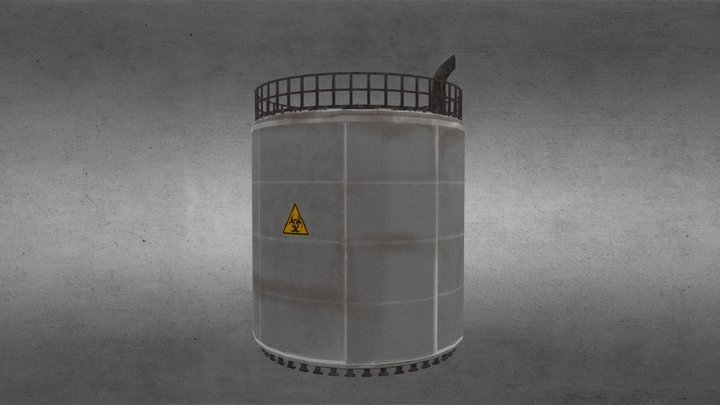 Chemical Tank 3D Model