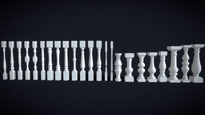 Pillar Pack 3D Model