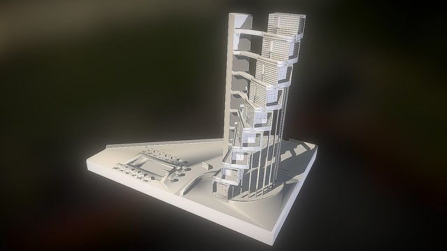 Le Cambuse Beach Resort 3D Model