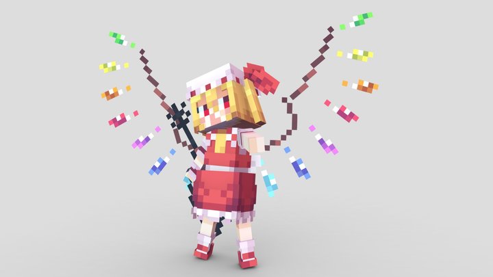 Touhou Project (東方) - Flandre Scarlet 3D Model