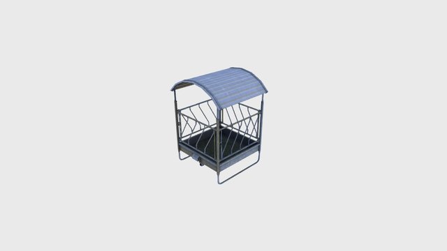 Hay Rack 3D Model