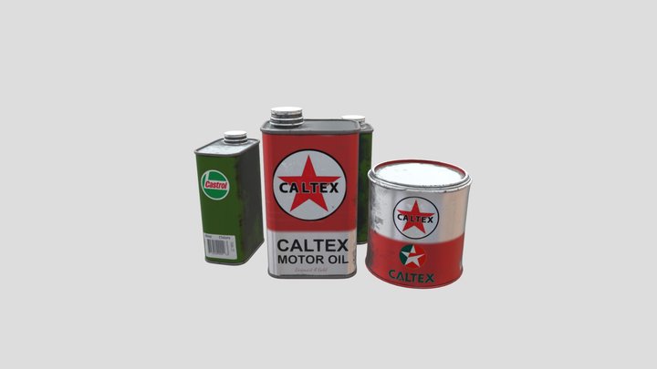 Oil Can 3D Model