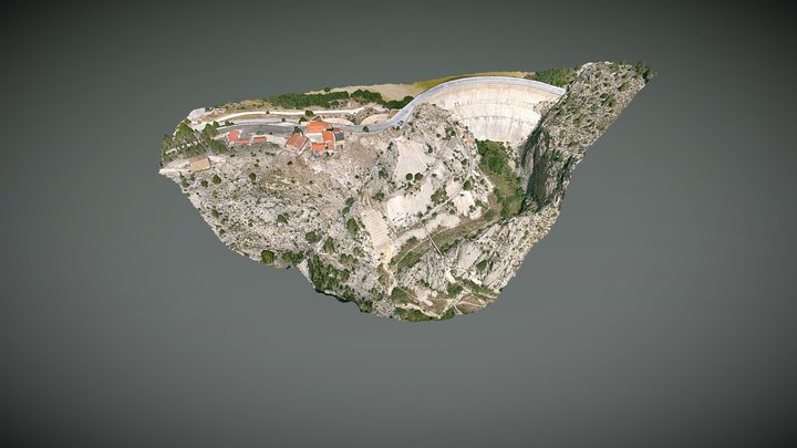 Presa Valdeinfierno 3D Model