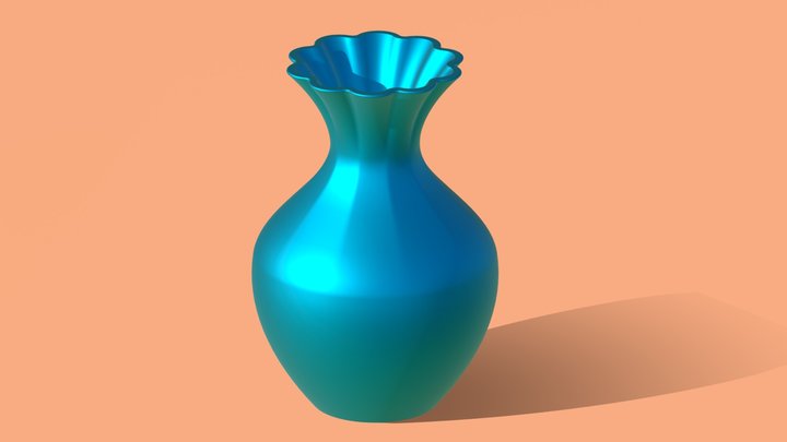 Flower Vase 3D Model