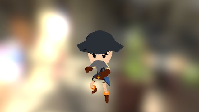 Quijote Idle 3D Model
