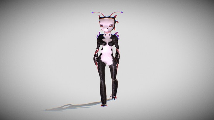 Alien Creature 3D Character Model 3D Model