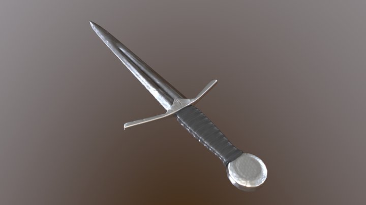 PBR Dagger 3D Model