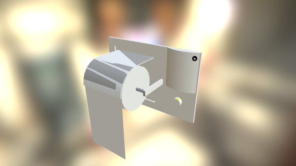 toilet paper roll moistener 3D model by vanildesouza [d9a5949