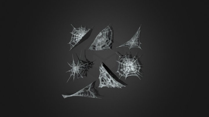 Cobwebs - Blender Asset Library 3D Model