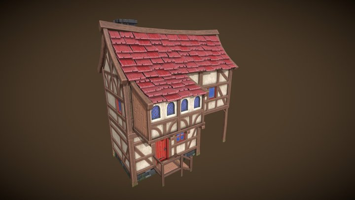 Medieval House 3D Model