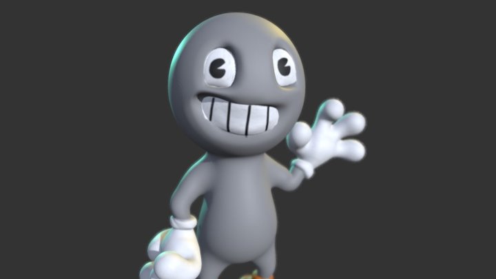 Cartoon Man 3D Model