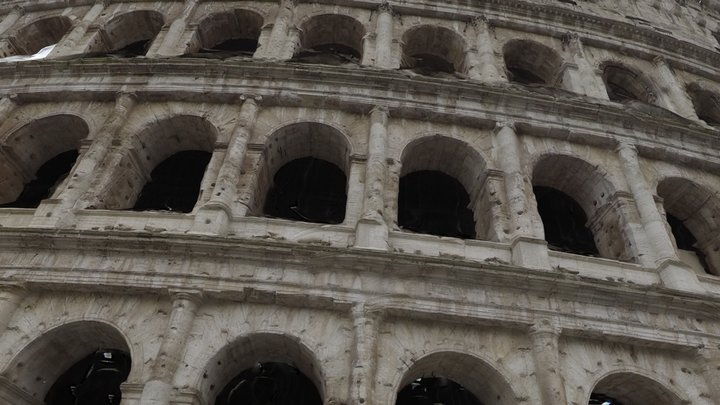 Colosseum Facade (Rome, Italy) 3D Model