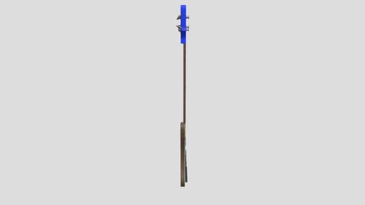 Haruko's guitar – Gratis 3D-model STL
