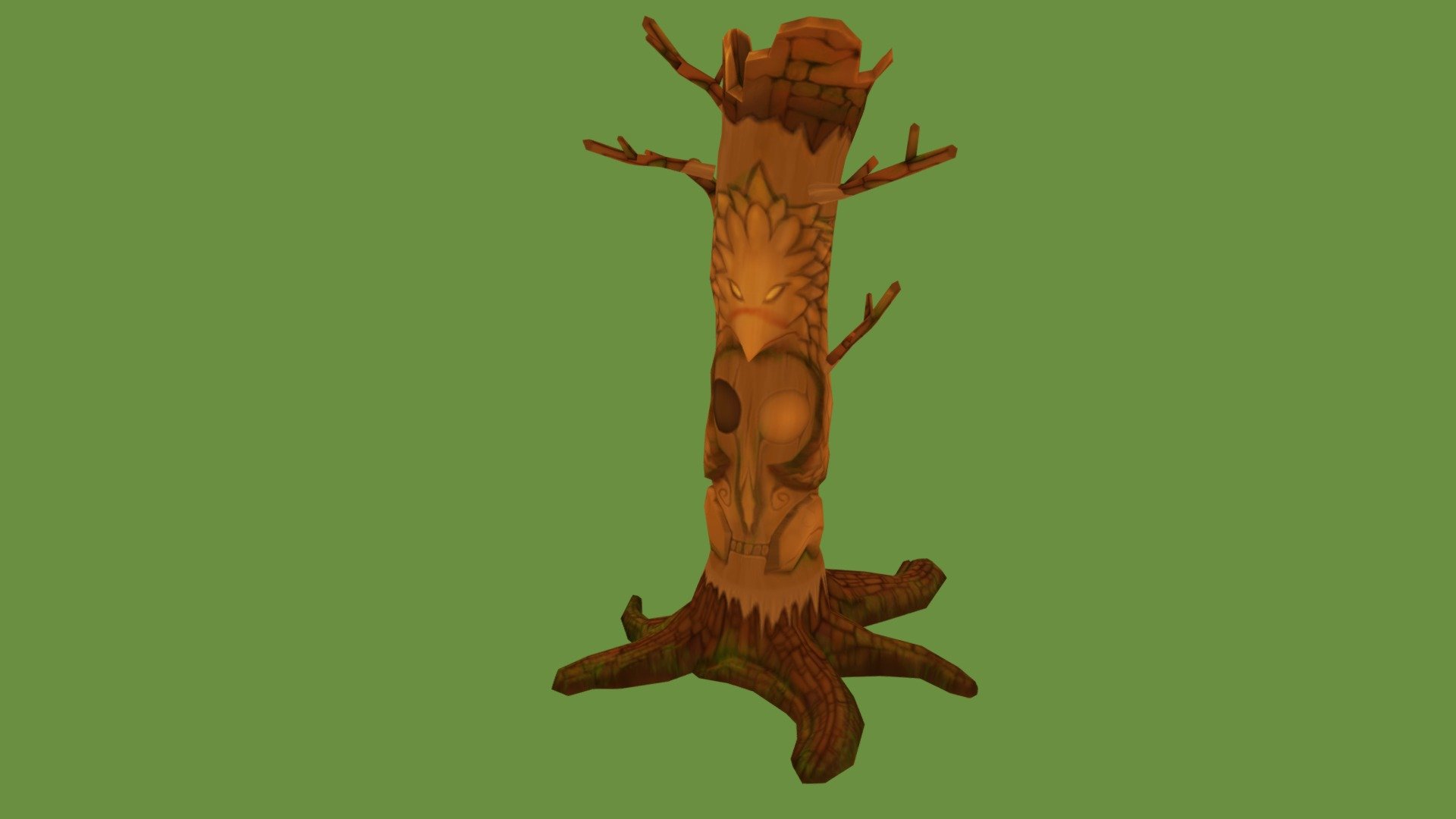 Abstract Totem — Sketchfab embed 3D viewer