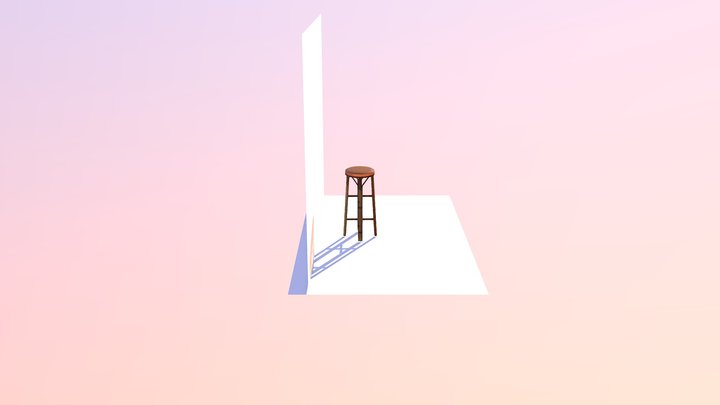 Bar Stool 3D Model