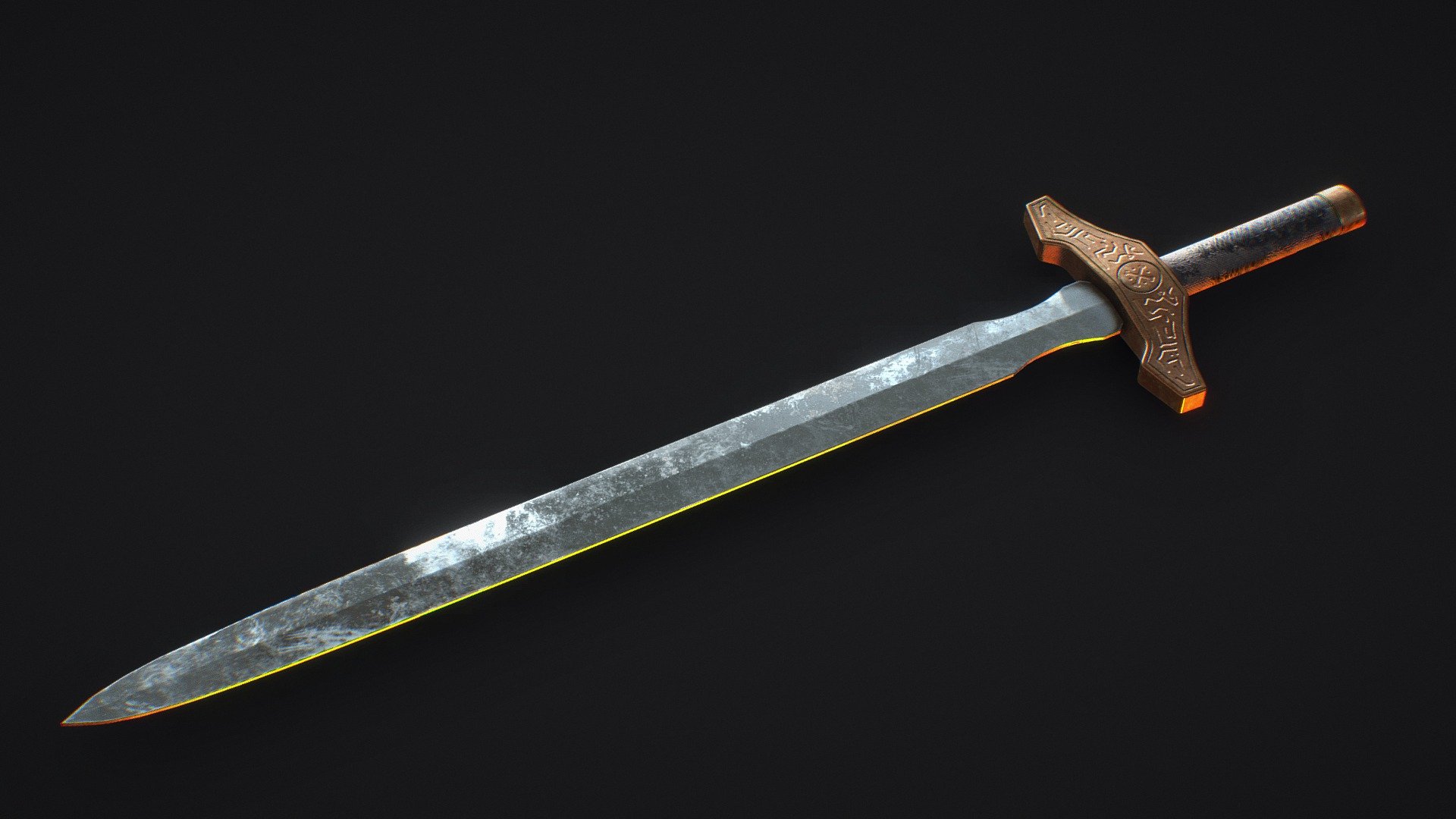 Sword - Download Free 3D model by re1monsen [d9aba2a] - Sketchfab