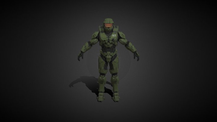 Master Chief - Green 3D Model