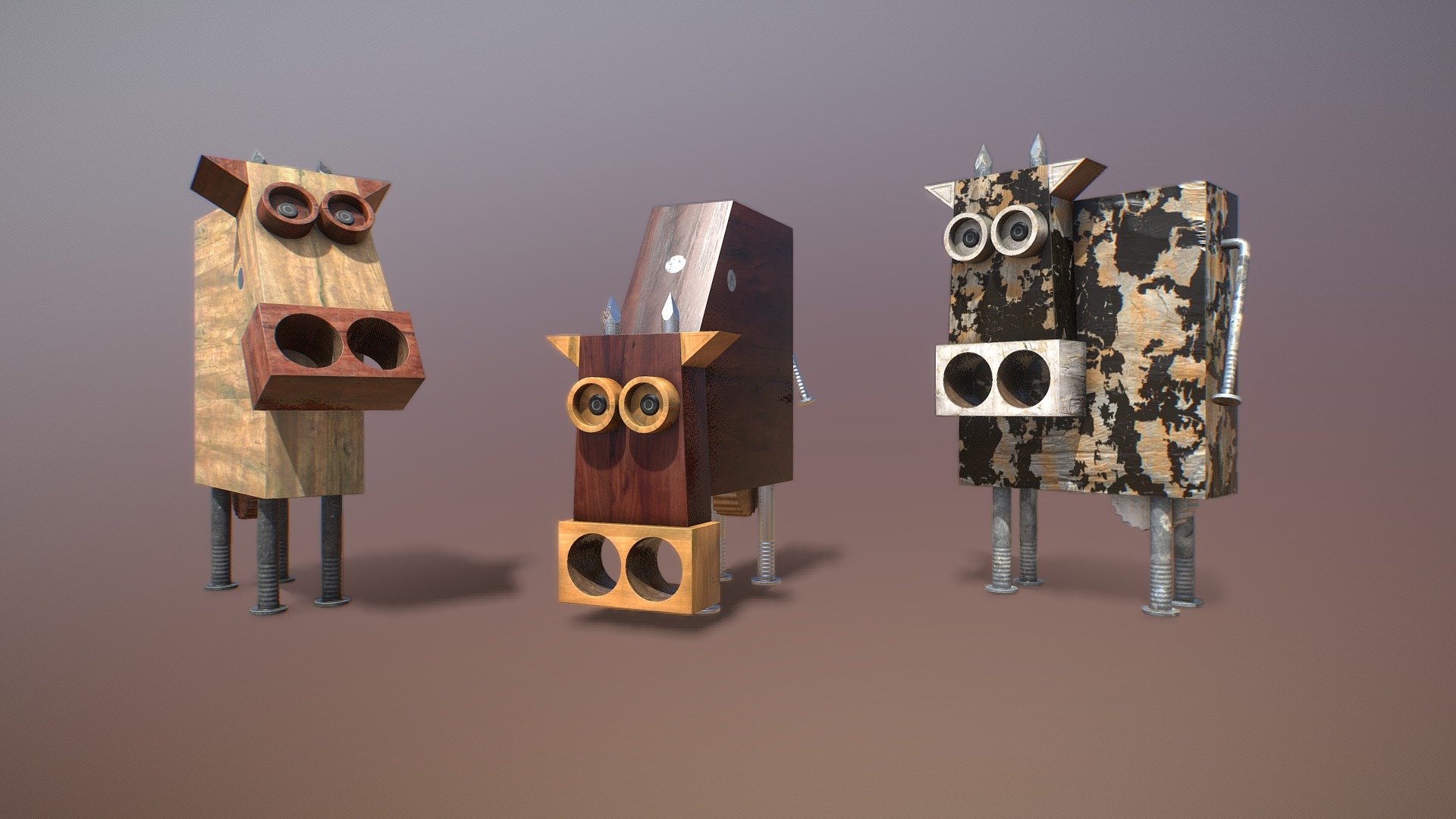 Wooden Cow