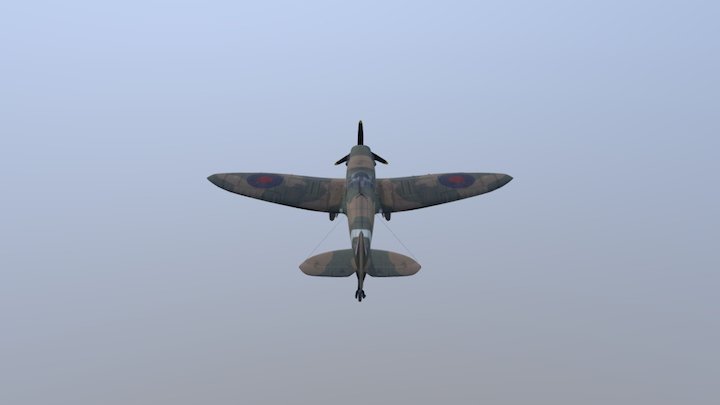 Spitfire(3ds max) 3D Model