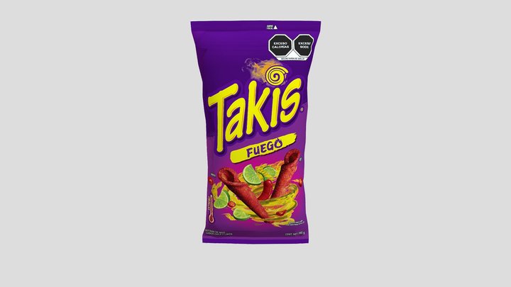 TAKIS 340G FUEGO 3D Model