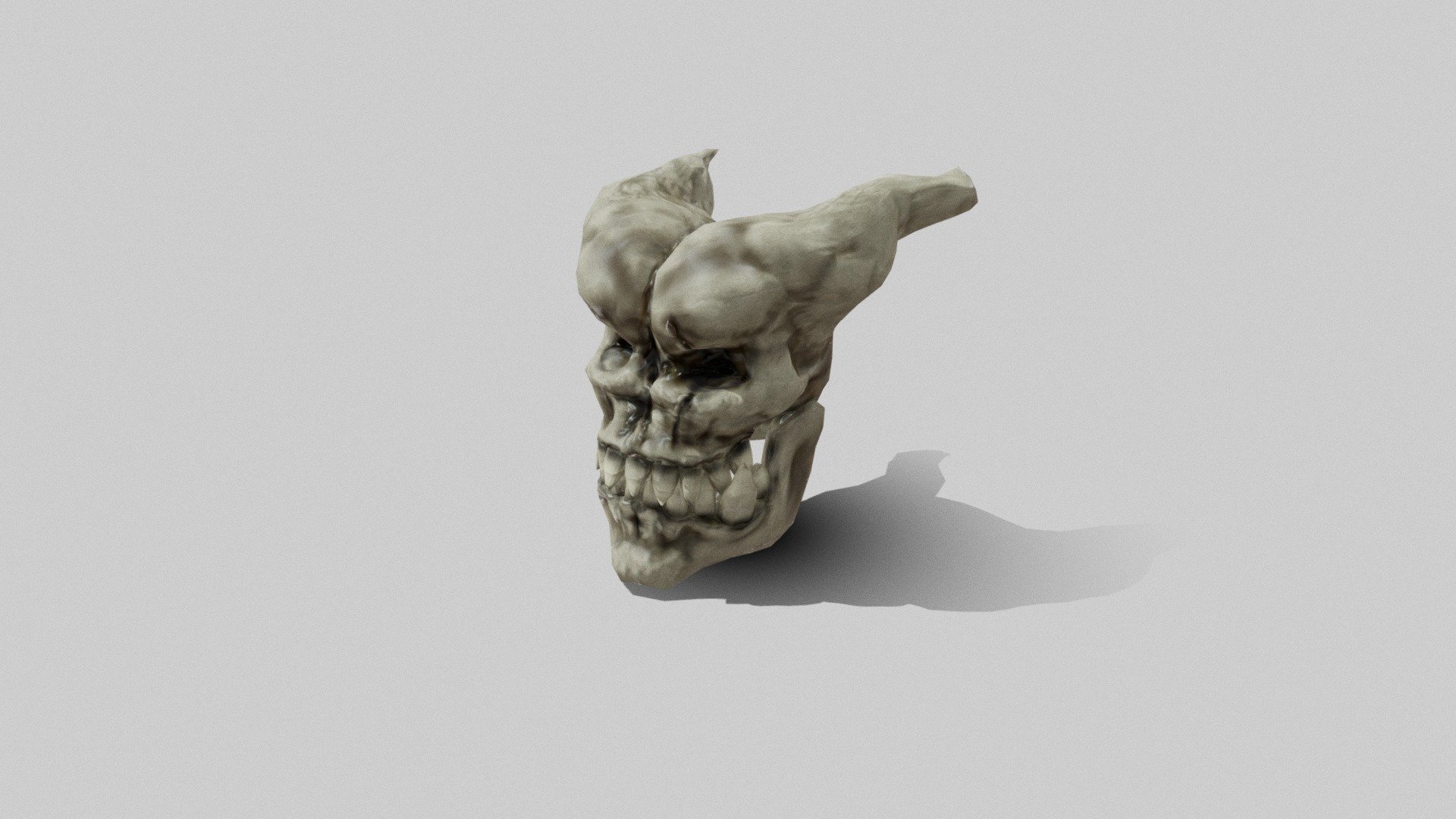 Stylized Monster Skull