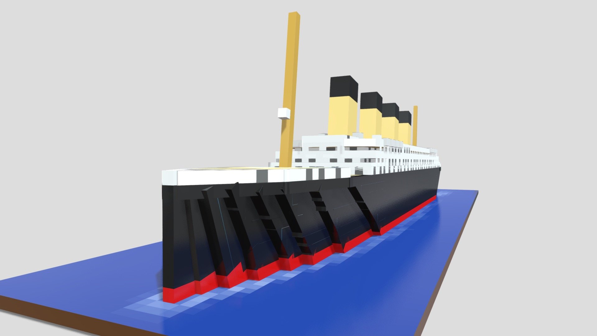 RMS Titanic Modello 3D - Scarica Navi on