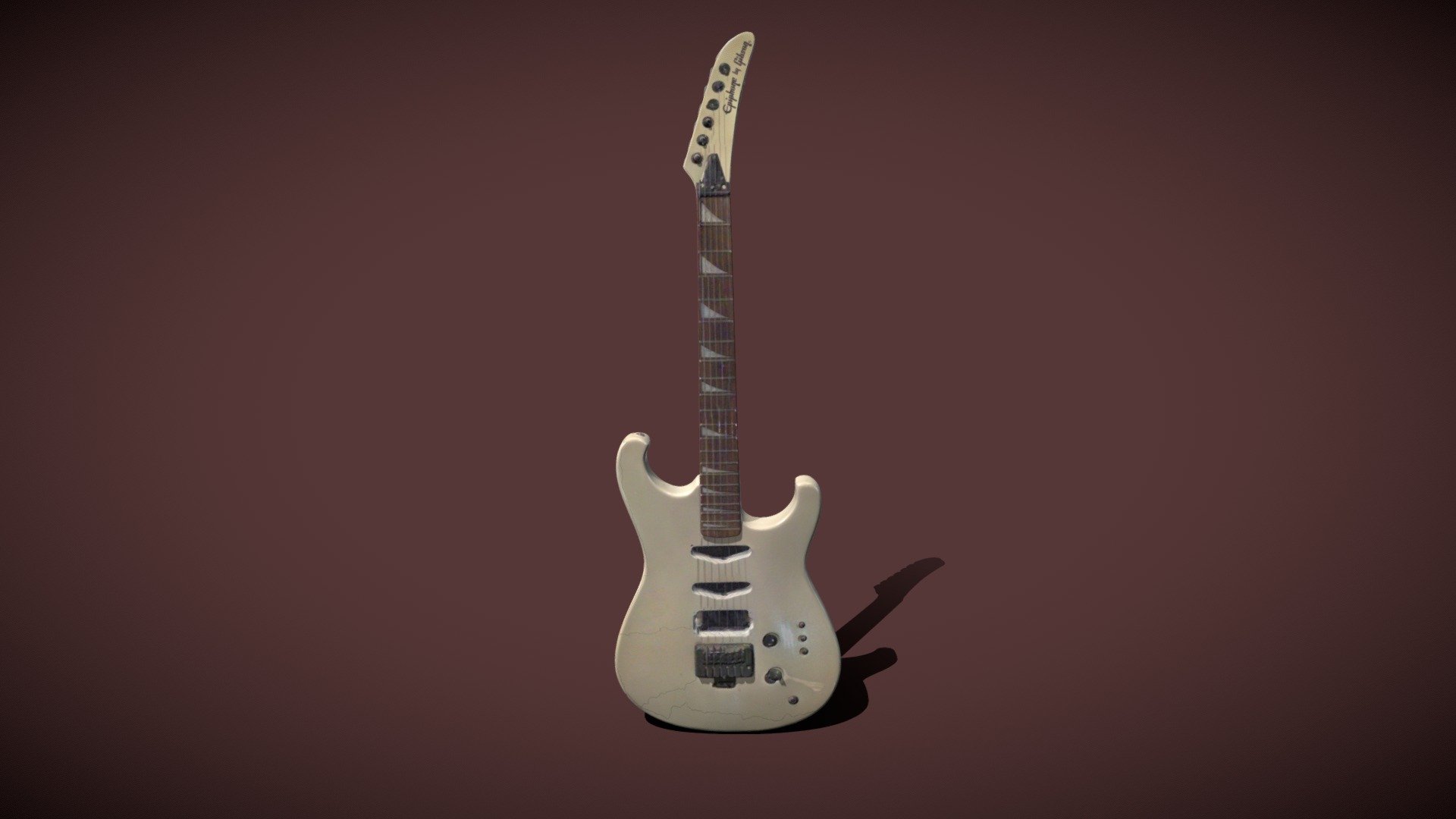 Electric Guitar Scanned By Einstar 3d Scanner - 3d Model By 