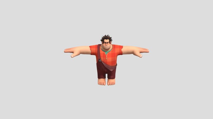 Wreck it Ralph 3D Model