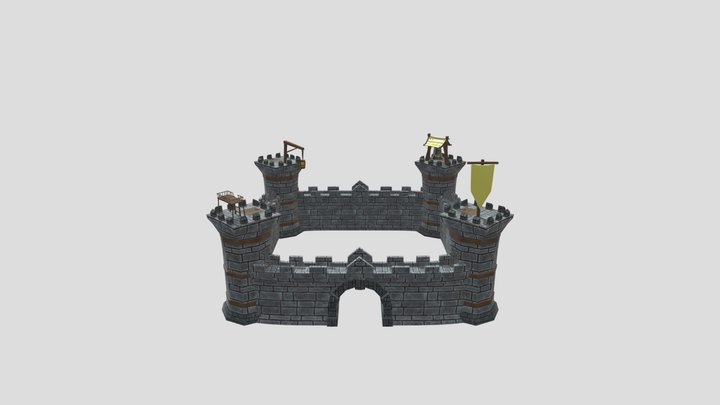 Fortress for Meanevil Beans 3D Model