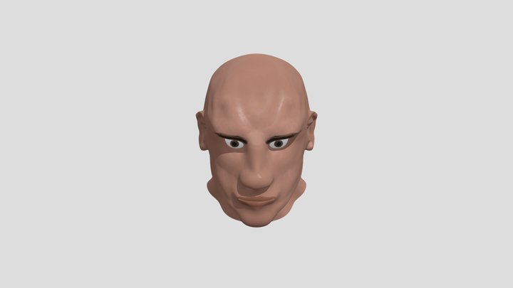 Vin_Deasel_Bust 3D Model