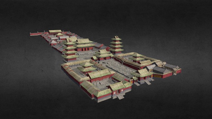 Shaolin Monastery 3D Model