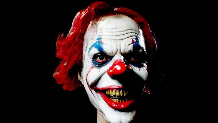Clown mask face head – Modello 3D gratuito STL