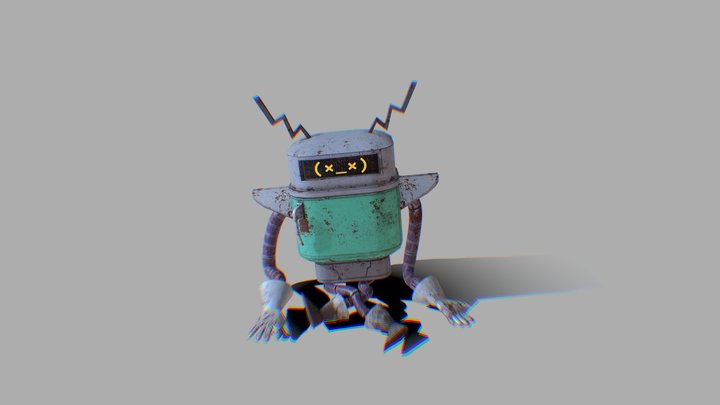 Refrigerabot. 3D Model